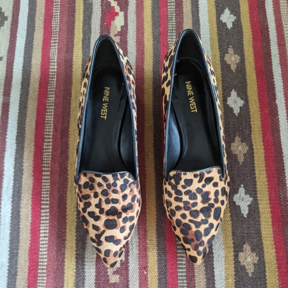 Nine West Leopard Heels - Picture 1 of 5